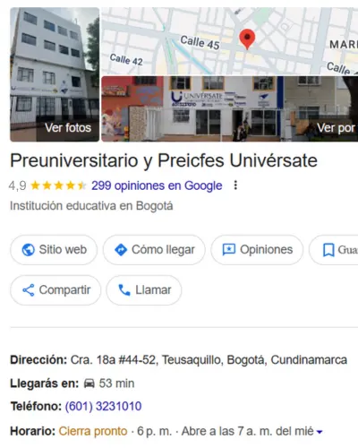 Reseñas Univérsate